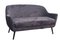 English Grey Velvet Two Seat Sofa, 2000s, Image 7