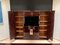 Art Deco Office Cabinet, Rosewood Veneer and Black Lacquer, France circa 1930, Image 4