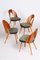 Mid-Century Green Dining Chairs by Antonín Šuman, 1950s, Set of 4 7