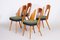 Mid-Century Green Dining Chairs by Antonín Šuman, 1950s, Set of 4, Image 4