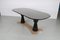 Italian Glasstop Oval Dining Table, 1940s 7