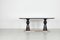 Italian Glasstop Oval Dining Table, 1940s 2