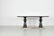 Italian Glasstop Oval Dining Table, 1940s, Image 2