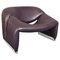 F598 Groovy Lounge Chair in Deep Purple Leather by Pierre Paulin for Artifort, 1972, Image 1