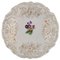 Antique Porcelain Bowl With Hand-Painted Flowers from Meissen, Image 1