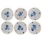 Antique Hand-Painted Porcelain Side Plates from Meissen, Set of 6, Image 1