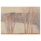 Lennart Palmér, Paysage Moderniste avec Arbres, 1960s, Huile sur Toile 1