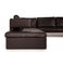 Braunes Leder Ecksofa mit Funktion von Walter Knoll / Wilhelm Knoll 7