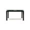 Black Glass Lungo Wood Table Dining Table from Bacher 9