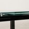 Black Glass Lungo Wood Table Dining Table from Bacher 3