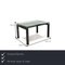 Black Glass Lungo Wood Table Dining Table from Bacher 2