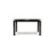 Black Glass Lungo Wood Table Dining Table from Bacher 7
