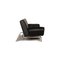 Black Smala Leather Three-Seater Couch with Sleeping Function from Ligne Roset 8