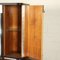 Italian Veneered Wood Maple Mirrored Glass Cabinet, 1950s 4