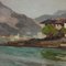 Martinelli, Scorcio dell'Isola dei Pescatori, Oil on Plywood, Framed 4