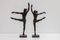 V D Brande, Bronze Dancers, Belgium, 1970s, Bronze Sculptures, Set of 2 3