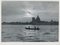 Erich Andres, Venice: Gondola on Water with Skyline, Italy, 1955, Fotografía en blanco y negro, Imagen 1