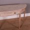 French Half Moon Console Table, Image 3