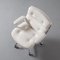 Lobby Chair in White Leather by Charles & Ray Eames for Vitra, Image 7