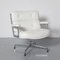 Lobby Chair in White Leather by Charles & Ray Eames for Vitra, Image 1