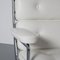 Lobby Sessel aus weißem Leder von Charles & Ray Eames für Vitra 11