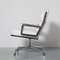 Lobby Chair in White Leather by Charles & Ray Eames for Vitra, Image 3