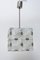 Lámpara colgante Cube de vidrio de piedra Shenows, años 70, Imagen 2