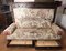 Sofa in Rose Damask Fabric with 2 Drawers & Carved Back, Italy, 1900s 2