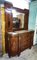 Art Nouveau Dresser with Mirror, Inlays, Brass & Pink Marble, Italy 3