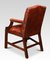 Georgian Style Leather Gainsborough Library Chairs 8
