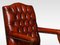 Georgian Style Leather Gainsborough Library Chairs 2