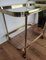 Hollywood Regency Italian Two-Tier Brass and Glass Bar Cart, 1970s, Image 6