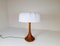 Lampe de Bureau Mid-Century en Teck Massif par Lisbeth Brams, Danemark, 1960s 4