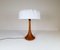 Lampe de Bureau Mid-Century en Teck Massif par Lisbeth Brams, Danemark, 1960s 2