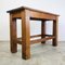 Robust Wooden Side Table, Image 1