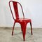 Chaises Basses en Acier Rouge de Tolix 8