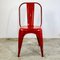 Red Steel Coffee Chairs from Tolix 1