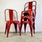 Red Steel Coffee Chairs from Tolix 7