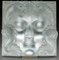 Decorative Woman's Mask Plate with Metal Support by Lalique, France, Image 4