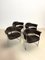 Chrome and Leather Armchairs by Vittorio Introini for Mario Sabot, 1970s, Set of 2 8