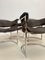 Chrome and Leather Armchairs by Vittorio Introini for Mario Sabot, 1970s, Set of 2 4