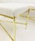 Mid-Century Italian Bench in Brass, Set of 2, Image 7