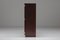 Belgian Brutalist Bar Cabinet in Dark Mahogany, 1970s 4