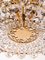 German Crystal & Gilt Brass Bubble Chandelier from Palwa, 1960, Image 11