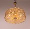 German Crystal & Gilt Brass Bubble Chandelier from Palwa, 1960 7