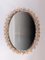Großer ovaler beleuchteter Spiegel aus Kristallglas & Messing von Christoph Palme für Palwa, 1960er 8