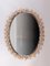 Large Crystal & Brass Oval Backlit Mirror by Christoph Palme for Palwa, Germany, 1960s 8