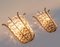 Austria Faceted Crystals & Brass Wall Sconces from Bakalowits, 1960, Set of 2 6