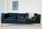 Schwarzes dänisches Vintage 3-Sitzer Ledersofa von Stouby 6