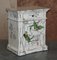 Hand Painted Parrots / Birds of Paradise Side End Table Bedside Drawers, Set of 2 2